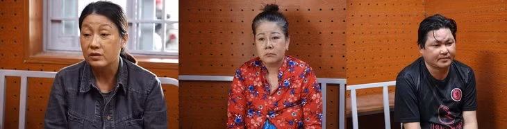 Ba người trong nhóm nghi phạm cướp giật tài sản tại khu Liên Hoa Bảo Tháp bị bắt giữ - Ảnh: CACC
