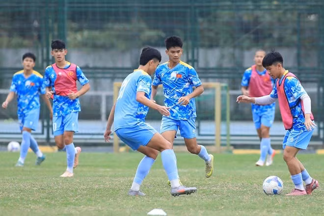 U19 Việt Nam tăng cường lực lượng chuẩn bị vòng loại U20 châu Á 2027. Ảnh: VFF