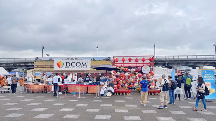 Lễ hội Xúc tiến du lịch-văn hóa Việt Nam tại Kanagawa, Nhật Bản thu hút sự quan tâm của người dân địa phương. (Ảnh: TITC)