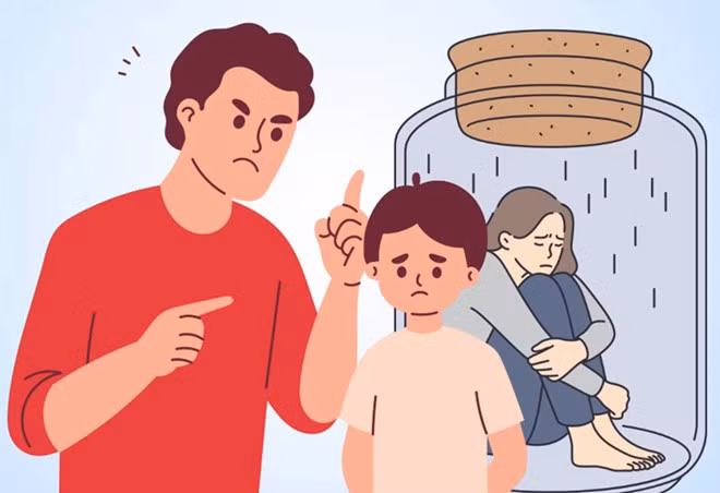 Những cách cha mẹ ảnh hưởng đến cảm xúc và sự phát triển của con. Đồ họa: Thiện Nhân