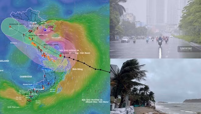 Bão số 10 Bualoi đã gây nên những thiệt hại ban đầu. Ảnh: Hệ thống Giám sát thiên tai Việt Nam