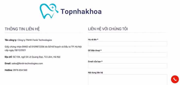 Các phòng khám liên hệ hợp tác trực tiếp ngay với Topnhakhoa để kết nối thêm nhiều khách hàng mới
