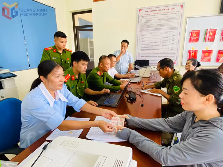 Với khối lượng công việc rất lớn, các phòng ban, đơn vị, xã, phường và đặc biệt là các tổ dân khu phố đã huy động tối đa nhân lực, phối hợp nhịp nhàng, đảm bảo rà soát đúng, đủ mọi đối tượng để phát quà cho tất cả mọi người dân trên địa bàn. Ảnh: Nguyễn Mến (CTV)
