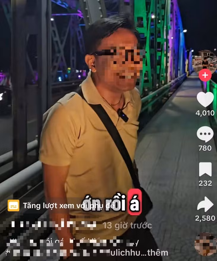 Ngành chức năng TP Huế đang xem xét việc xử lý nam TikToker đăng clip nói xấu phụ nữ Huế và Quảng Trị - Ảnh cắt từ clip