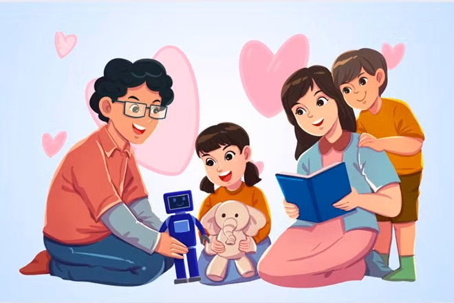 Tầm quan trọng của thời gian riêng tư với con cái. Đồ họa: Thiện Nhân