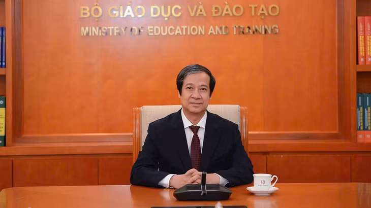 Bộ trưởng Giáo dục và Đào tạo Nguyễn Kim Sơn (Ảnh: Thế Đại)