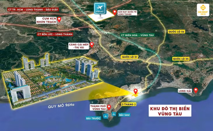 Vị trí dự án Blanca City hưởng lợi lớn từ hạ tầng giao thông trọng điểm quốc gia