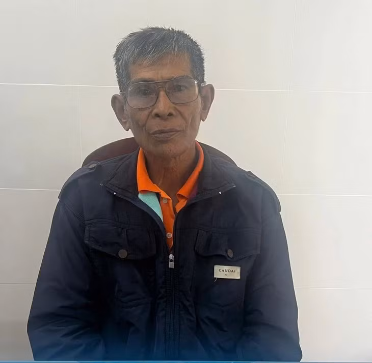 Ông Sơn Hiệp trốn truy nã 38 năm bị bắt giữ - Ảnh: CA cung cấp