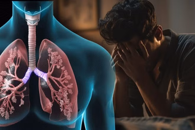 5 nguyên nhân gây khó thở khi thời tiết thay đổi và cách bảo vệ sức khỏe hiệu quả. Đồ họa: Thiện Nhân