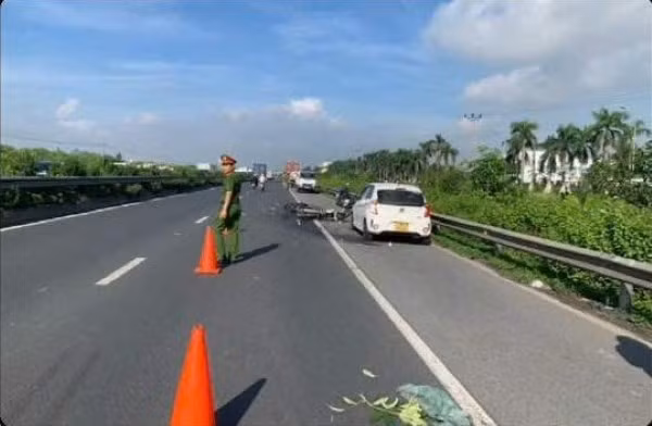Hiện trường vụ tai nạn. Ảnh: Ban An toàn giao thông Hải Phòng