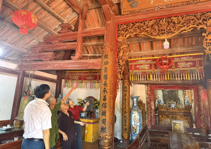 Di tích lịch sử quốc gia miếu Tiên Công hiện nay nhiều hạng mục đang bị xuống cấp.