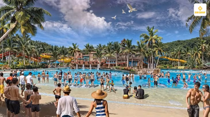 Phối cảnh Sun World Vũng Tàu, tâm điểm tiện ích thu hút khách du lịch đến dự án