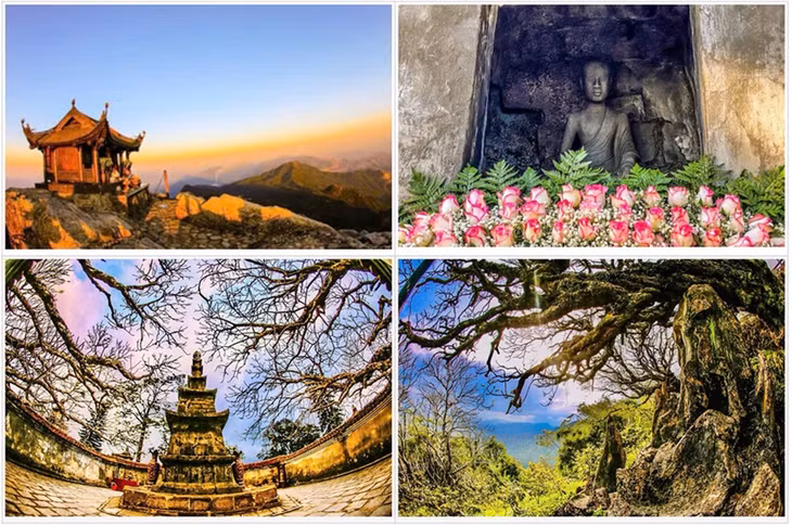Núi Yên Tử, hội tụ các giá trị về cảnh quan, thiên nhiên, các am, tháp, chùa...là cụm di tích trọng điểm trong quần thể di sản được UNESCO ghi danh.