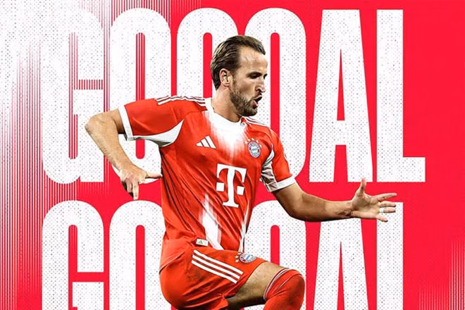 Harry Kane ghi cú đúp trong chiến thắng đậm của Bayern Munich. Ảnh: Bayern Munich