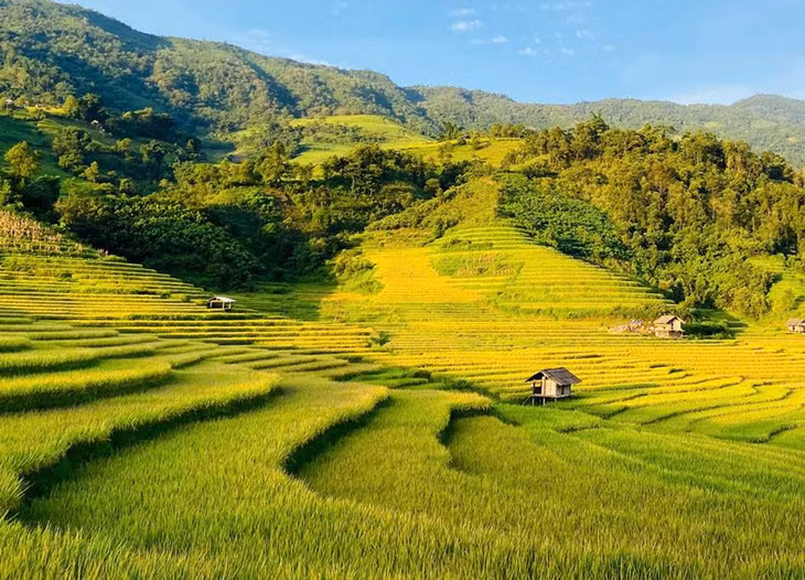 Nậm Cang có vẻ đẹp yên bình, tĩnh lặng. Ảnh: Linh Boo