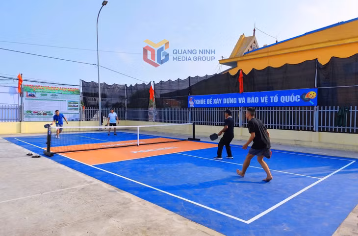 Sân Pickleball khu Bình Lục Hạ - công trình thể thao được đầu tư từ nguồn xã hội hóa.