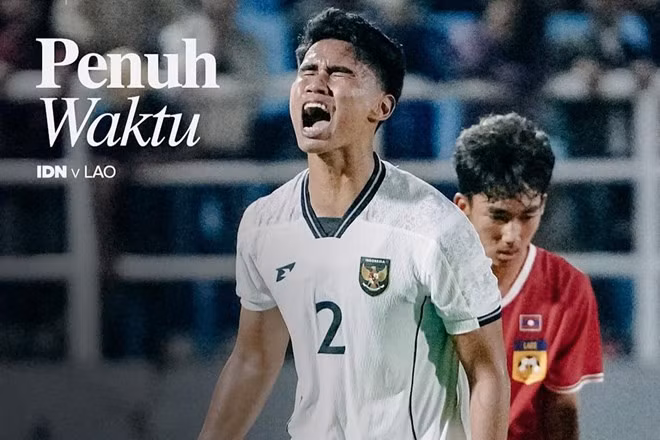 U23 Indonesia bị U23 Lào cầm hòa ở trận ra quân vòng loại U23 châu Á 2026. Ảnh: LĐBĐ Indonesia