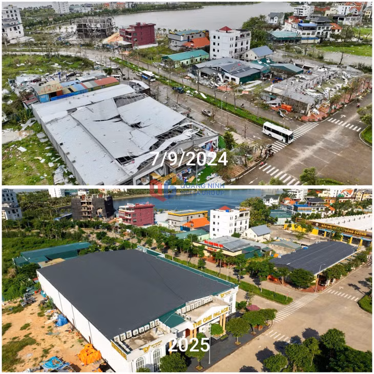Nhiều khu vực nhà hàng đã được khôi phục lại sau bão.