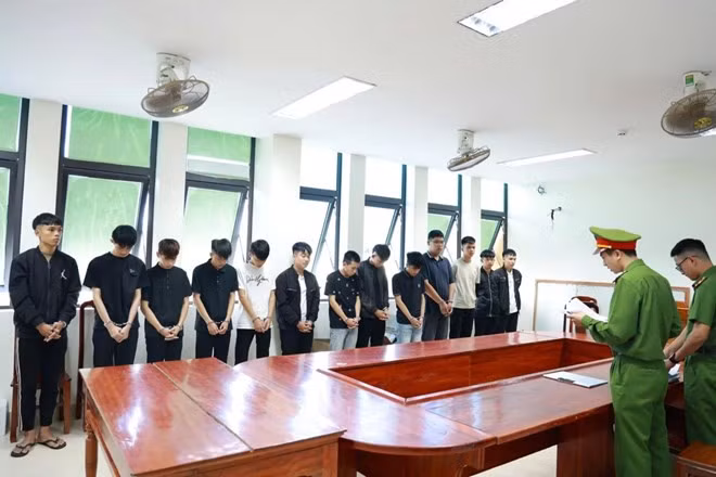 Công an tỉnh Quảng Trị khởi tố nhóm đối tượng bắt giữ, hành hung người khác gây thương tích. Ảnh: Anh Tuấn