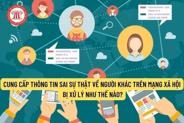 Việc cung cấp, thông tin sai sự thật lên mạng xã hội có thể bị phạt tiền, phạt tù. Đồ họa: Khánh Nguyễn