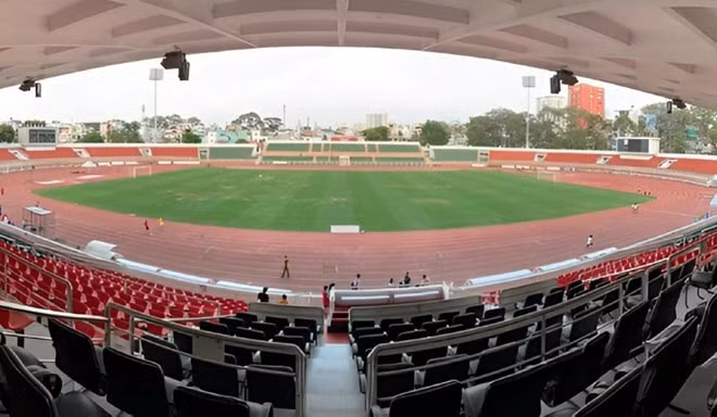 Tuyển Nepal chọn sân Thống Nhất làm sân nhà trong trận gặp tuyển Việt Nam tại vòng loại Asian Cup 2027. Ảnh: VFF