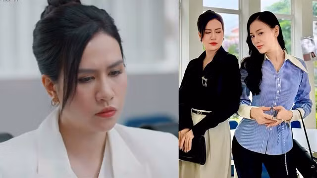 Trúc Mai đóng vai đối đầu Phương Oanh trong "Gió ngang khoảng trời xanh". Ảnh: Nhân vật cung cấp