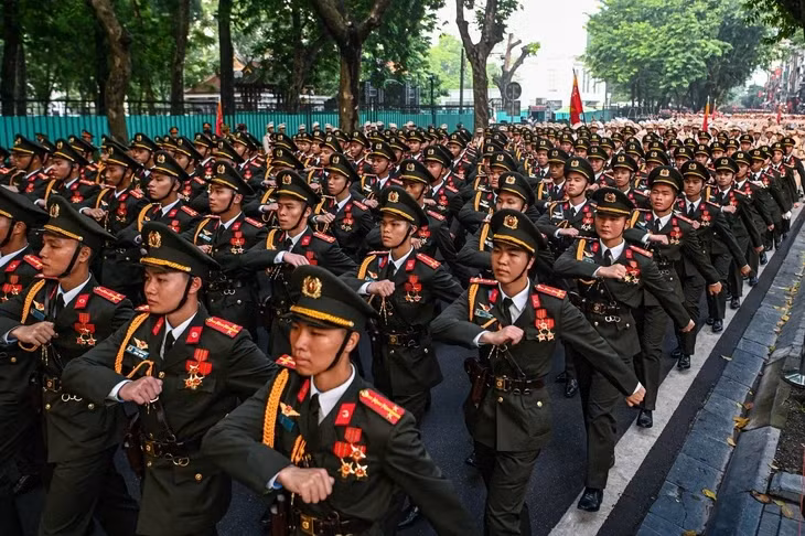 Đại lễ A80 diễn ra sáng 2-9 tại quảng trường Ba Đình - Ảnh: HỒNG QUANG