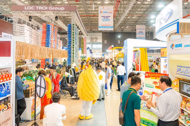 Doanh nghiệp Việt Nam tham gia các hội chợ thương mại quốc tế, mở rộng thị trường xuất khẩu. (Ảnh: PV/Vietnam+)