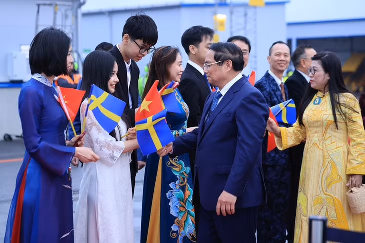 Chuyến thăm Thuỵ Điển lần này của Thủ tướng Chính phủ Phạm Minh Chính hy vọng sẽ tạo xung lực và đột phá, đưa quan hệ hai nước phát triển ngày càng thực chất và hiệu quả - Ảnh: VGP/Nhật Bắc