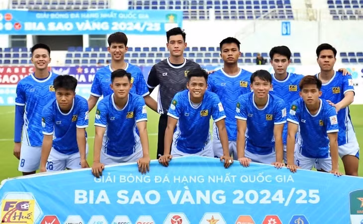 CLB Huế chính thức rớt hạng ở V-League 2 - 2024-2025 - Ảnh: VPF