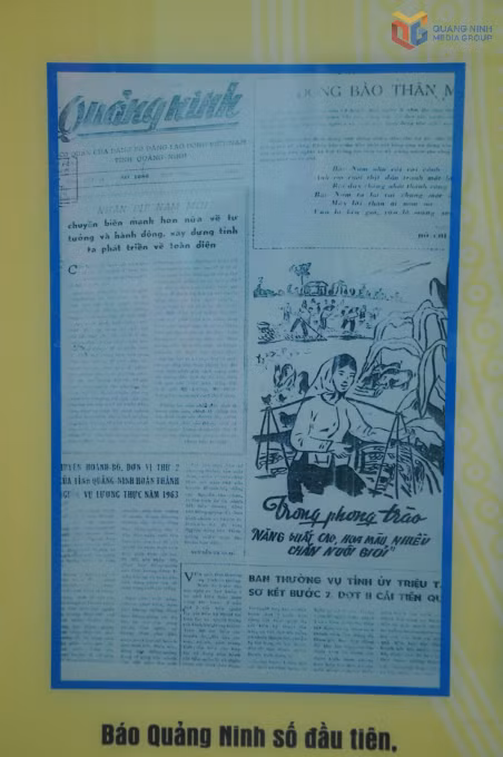 Báo Quảng Ninh số đầu tiên ra ngày 2/1/1964.