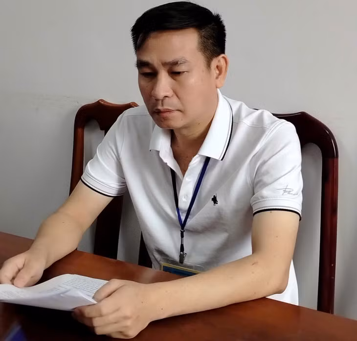 Nguyễn Văn Phước tại cơ quan điều tra.