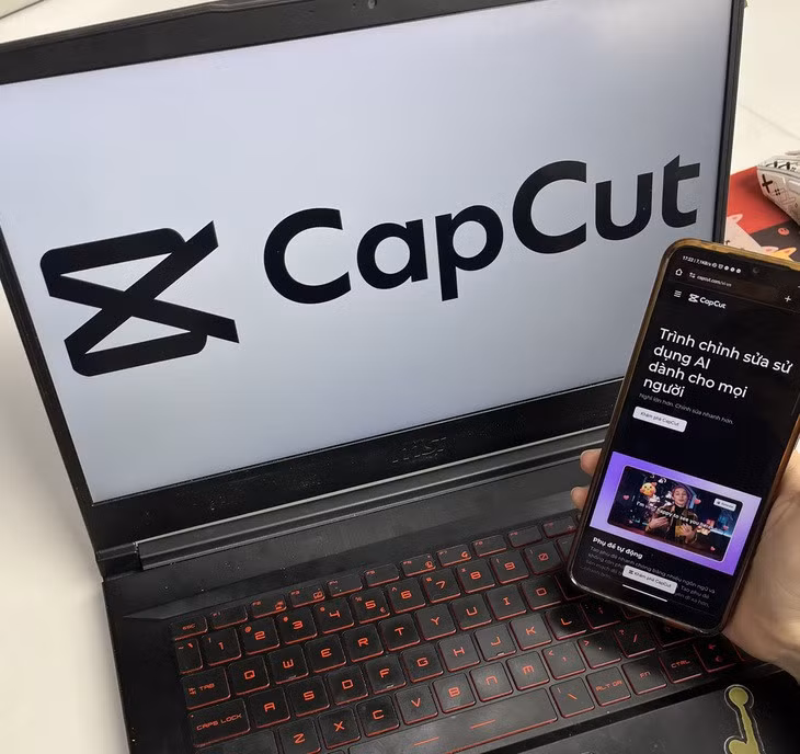 Hàng triệu người dùng CapCut phản ánh rằng họ không hề hay biết việc nền tảng cập nhật điều khoản. - Ảnh: THANH THƯ