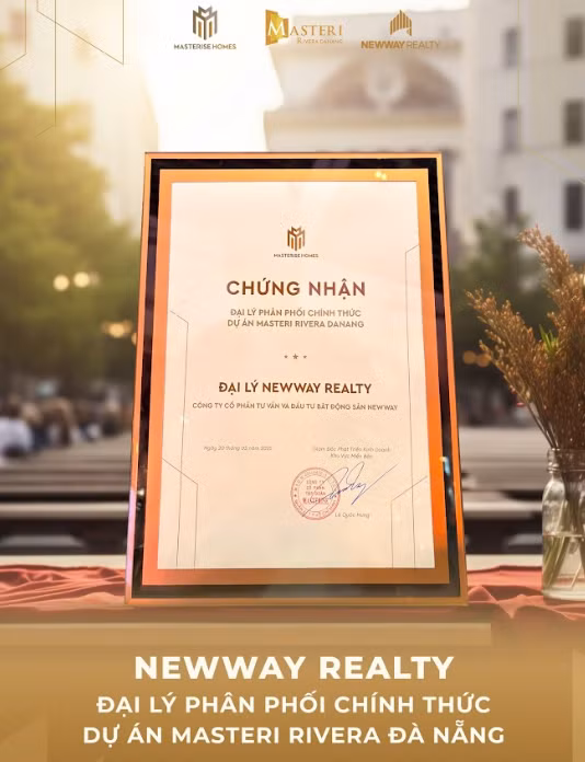 Newway Realty bắt tay Masteri Homes phân phối dự án Masteri Rivera Đà Nẵng.