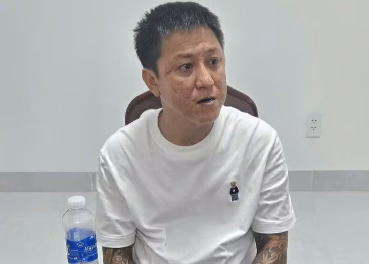 Bị can Phạm Quốc Anh cầm đầu đường dây tổ chức đánh bạc và đánh bạc - Ảnh: C02