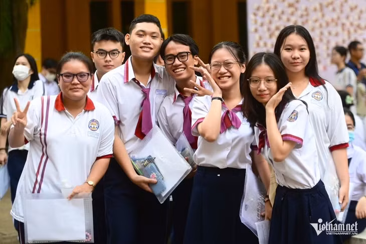 Thí sinh dự thi tốt nghiệp THPT các năm trước. Ảnh: Nguyễn Huế.