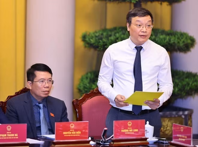 Thứ trưởng Bộ Nội vụ Trương Hải Long phát biểu. (Ảnh: Minh Đức/TTXVN)