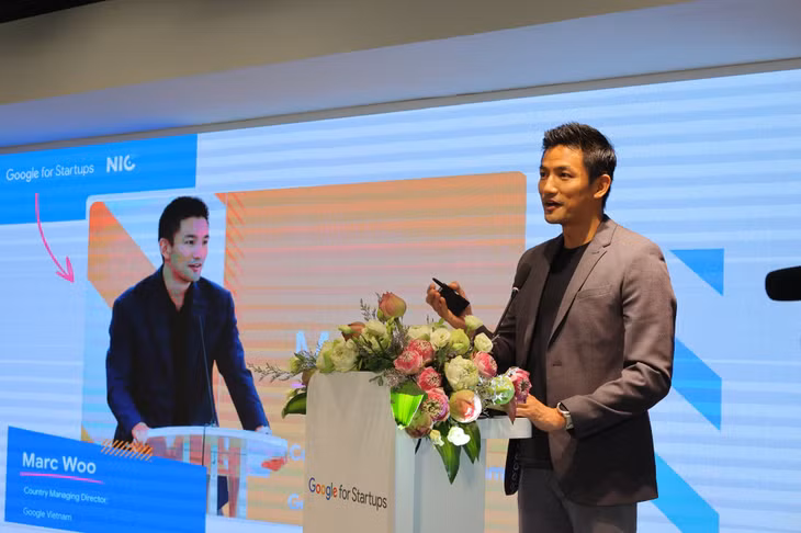 Ông Marc Woo - Giám đốc điều hành Google Việt Nam - bày tỏ tin tưởng vào tiềm năng của Việt Nam trong kỷ nguyên AI. Ảnh: NIC