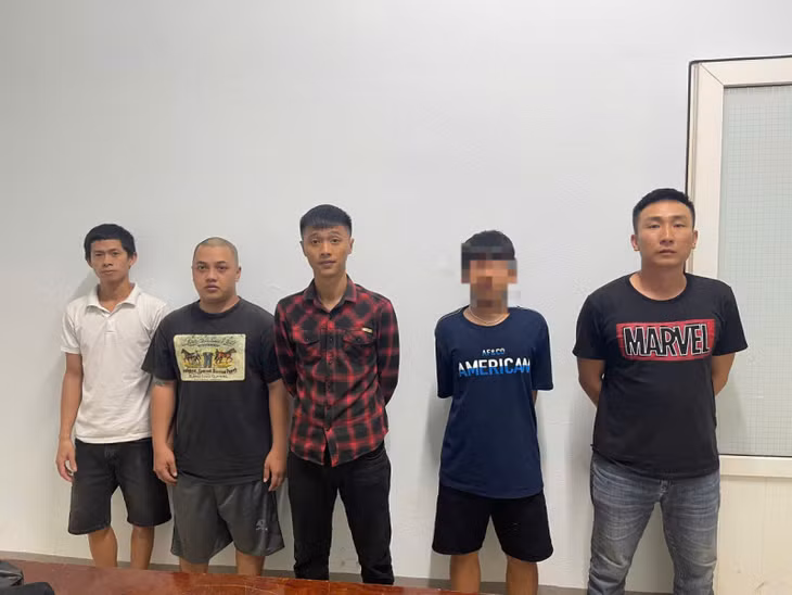 Nhóm đối tượng tham gia hỗn chiến bị bắt giữ.