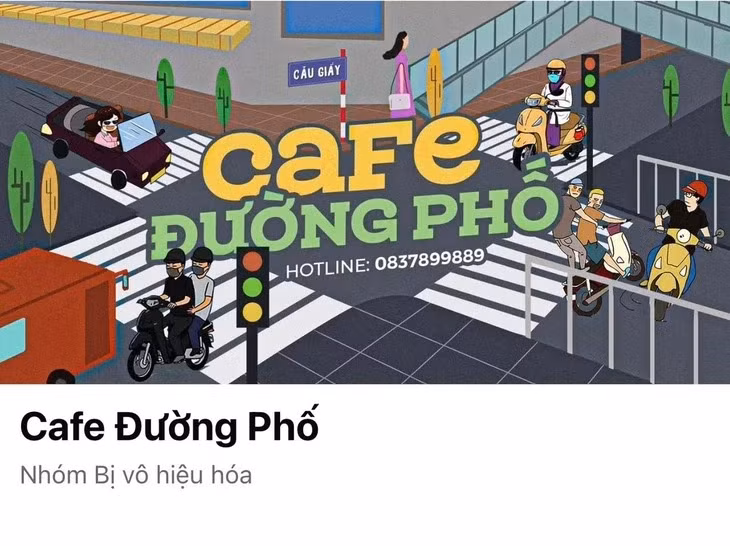 Một group có đông đảo người theo dõi trên Facebook bị vô hiệu hóa - ẢNH CHỤP MÀN HÌNH