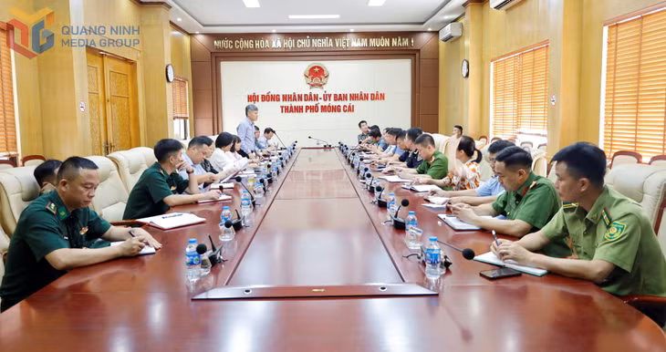 Quang cảnh buổi làm việc.