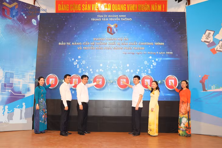 Trung tâm Truyền thông tỉnh khánh thành và đưa vào khai thác công trình Đầu tư nâng cấp hệ thống thiết bị sản xuất chương trình và truyền dẫn phát sóng phát thanh năm 2020.