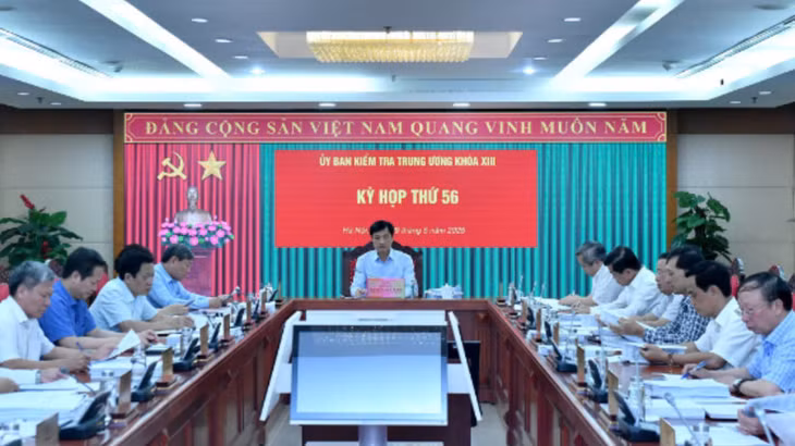 Tại Kỳ họp thứ 56, Ủy ban Kiểm tra Trung ương đã đề nghị cấp có thẩm quyền xem xét, thi hành kỷ luật các đảng viên vi phạm. (Ảnh: ĐĂNG KHOA)
