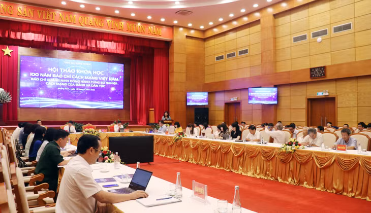 Tỉnh Quảng Ninh tổ chức Hội thảo khoa học “100 năm báo chí cách mạng Việt Nam. Báo chí Quảng Ninh đồng hành cùng sự nghiệp cách mạng của Đảng và Dân tộc”.
