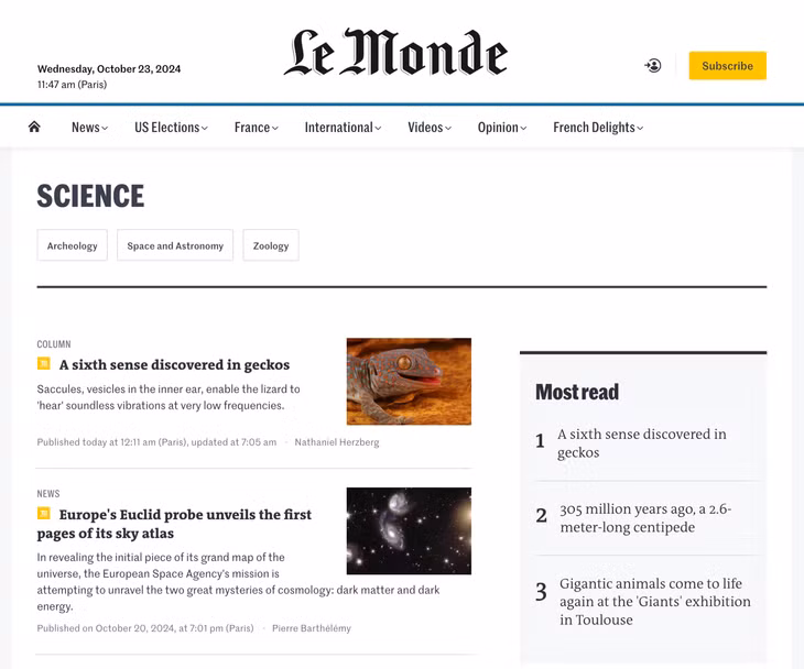 Le Monde kết hợp AI và con người để bảo đảm chất lượng bài dịch tiêu chuẩn cao