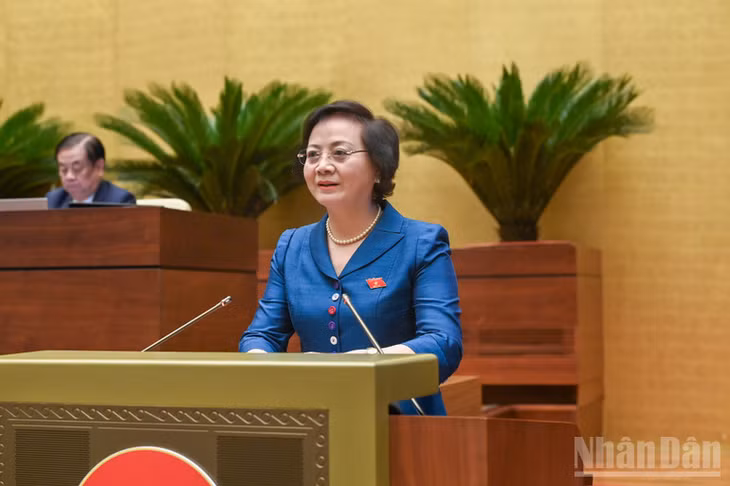 Bộ trưởng Nội vụ Phạm Thị Thanh Trà. (Ảnh: DUY LINH)