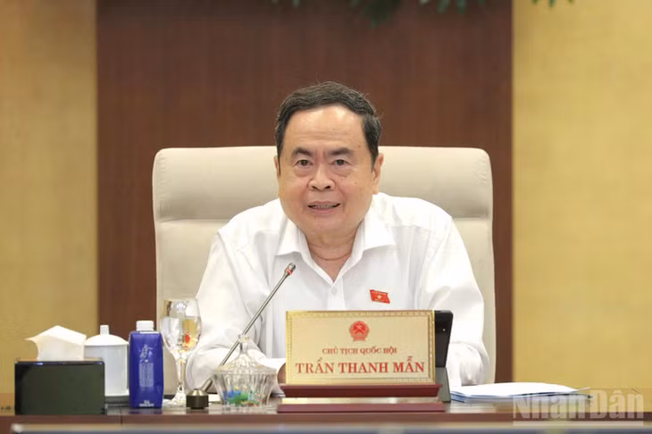 Chủ tịch Quốc hội Trần Thanh Mẫn. (Ảnh: DUY LINH)
