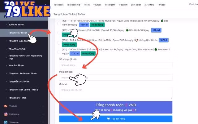 Viral cực mạnh với dịch vụ tăng follow TikTok tại Bufflikenhanh.com ảnh 4 Viral cực mạnh với dịch vụ tăng follow TikTok tại Bufflikenhanh.com ảnh 4