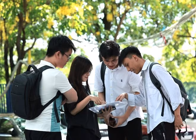 Học sinh tham dự kỳ thi tốt nghiệp THPT năm 2025. Ảnh: Hải Nguyễn