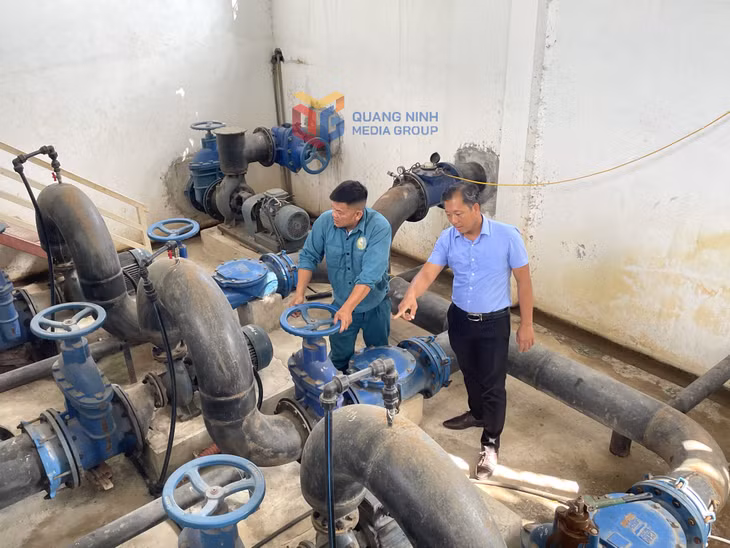 Nhà máy nước Sông Khoai (TX Quảng Yên) hiện công suất khai thác thực tế đã vượt quá 130% so với công suất thiết kế.